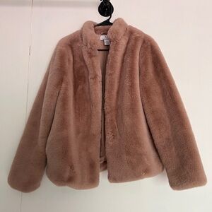Faux Fur Brown Winter Jacket